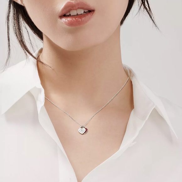 Tiffany & Co. Return to Tiffany Red Double Heart Tag Pendant - Picture 2 of 15
